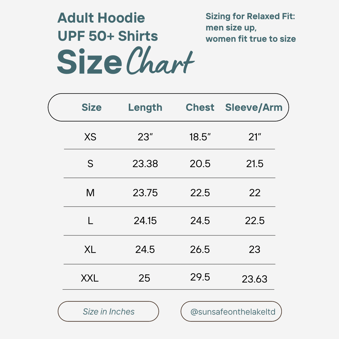 UPF 50+ Activewear Adult Hoodie
