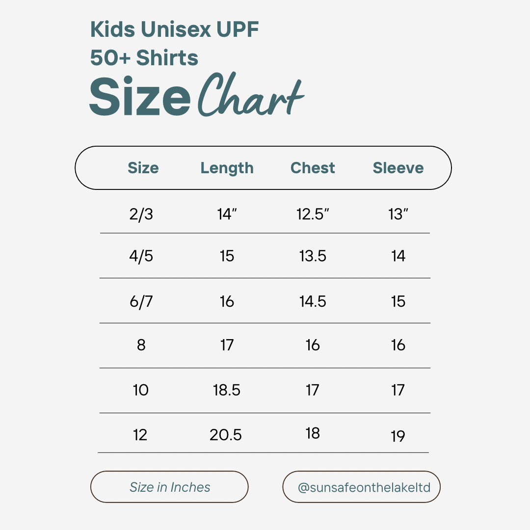 Kids UPF 50+ Lake Effect Swim Shirts