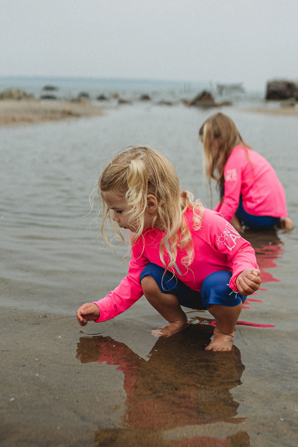High-Visibility (Hi-Vis) UPF 50+ Swim Shirts for Kids