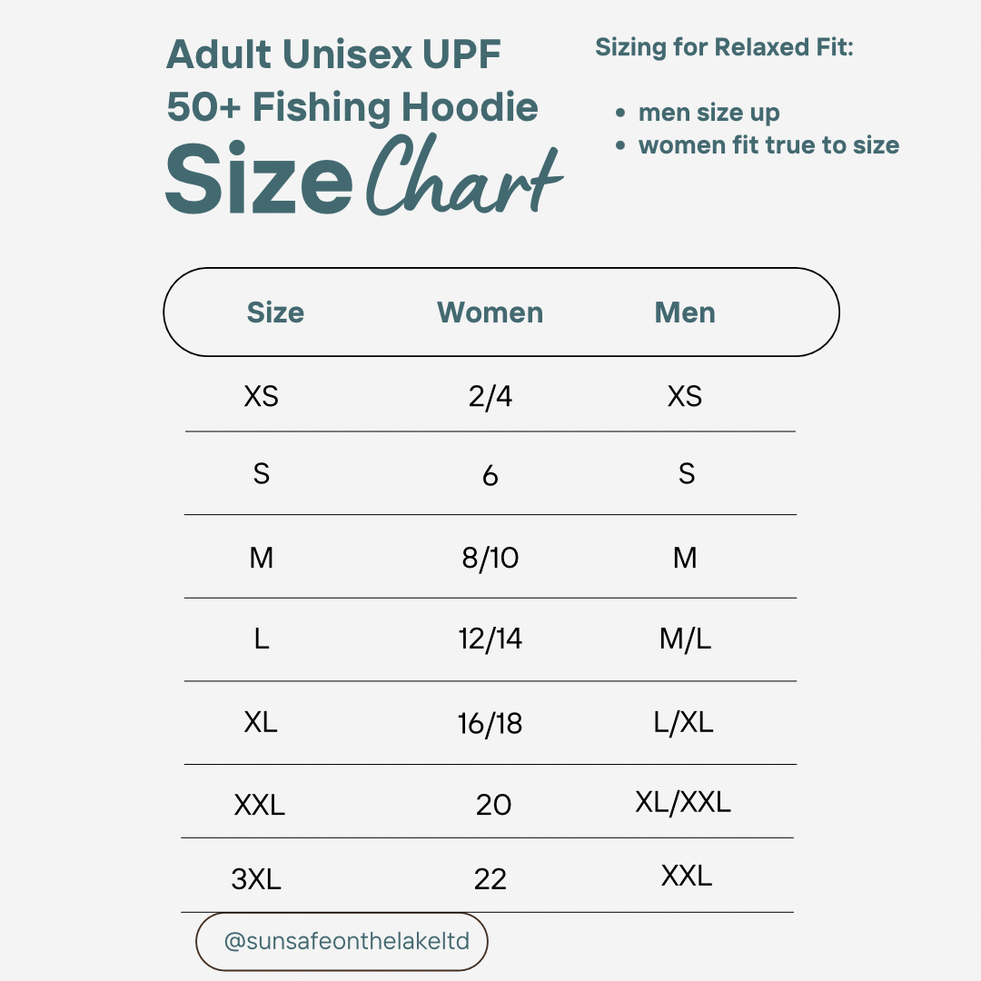 Adult UPF 50+ Fishing Hoodie | Sun Protective Clothing Canada