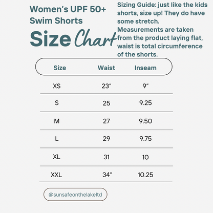 Women's UPF 50+ Swim Shorts