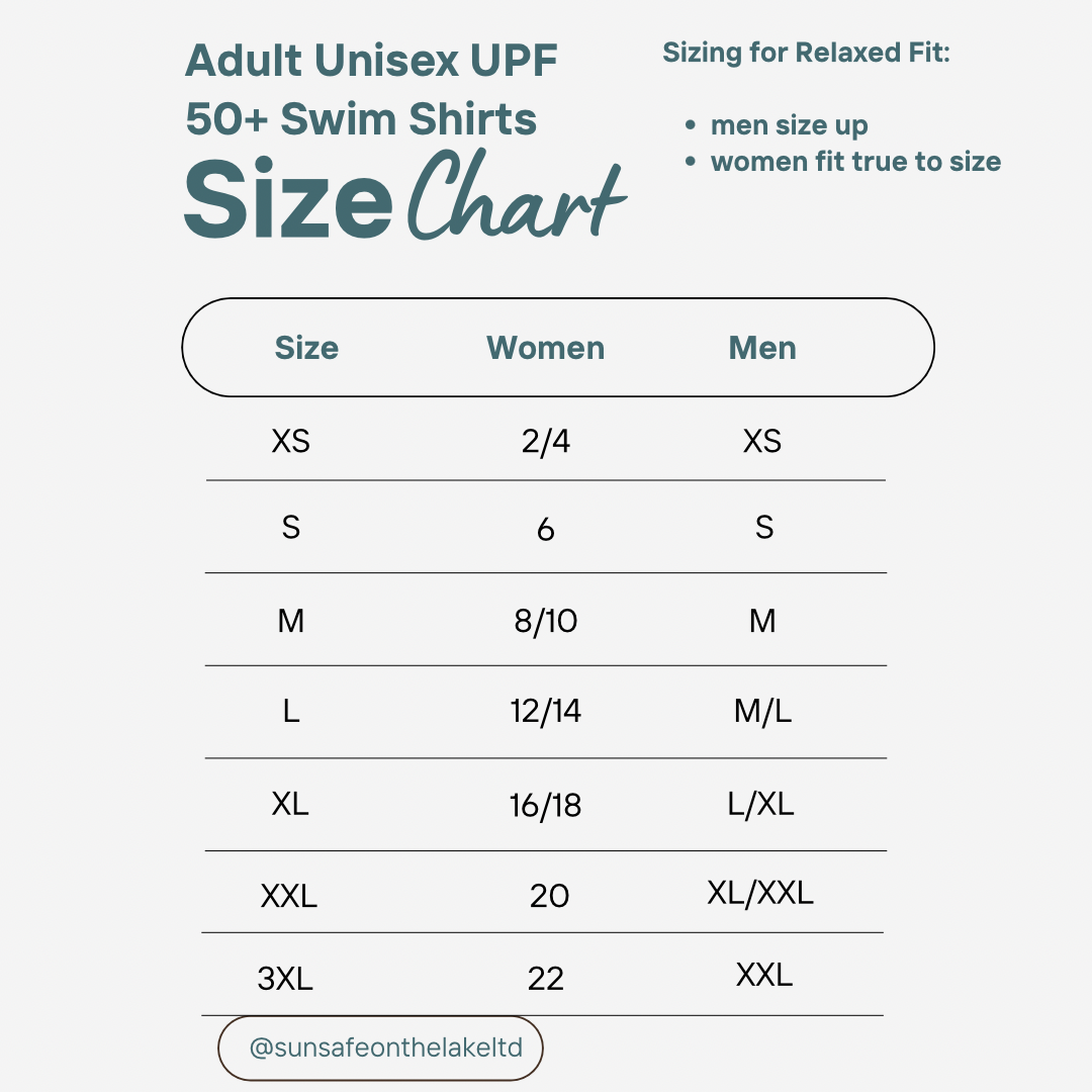 UPF 50+ Adult Swim Shirts