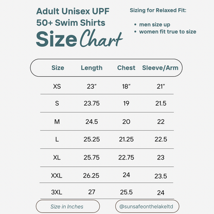 UPF 50+ Adult Swim Shirts
