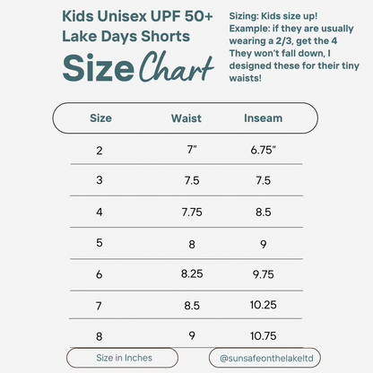 UPF 50+ Lake Days Swim & Sun Protection Shorts