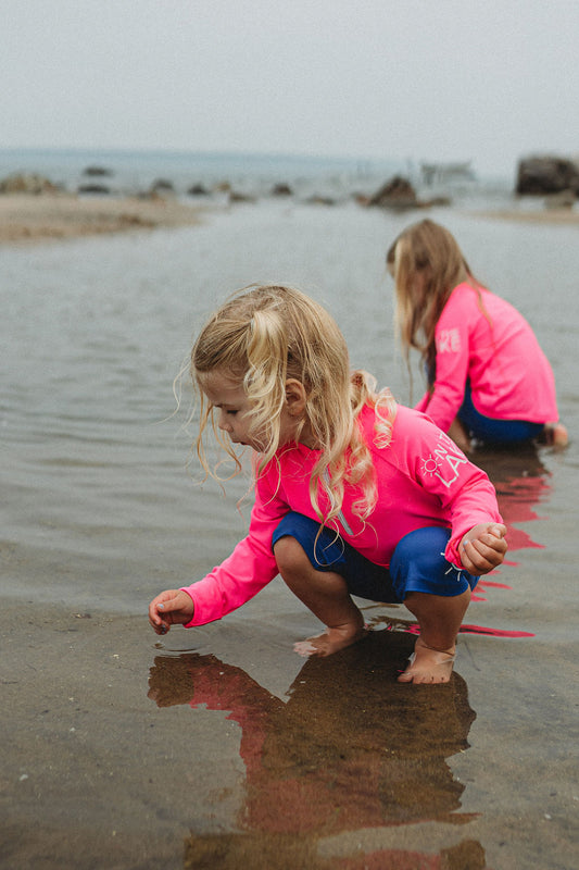 High-Visibility (Hi-Vis) UPF 50+ Swim Shirts for Kids